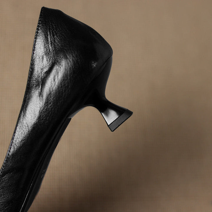 Rosa's Verrine Low Leather Pumps