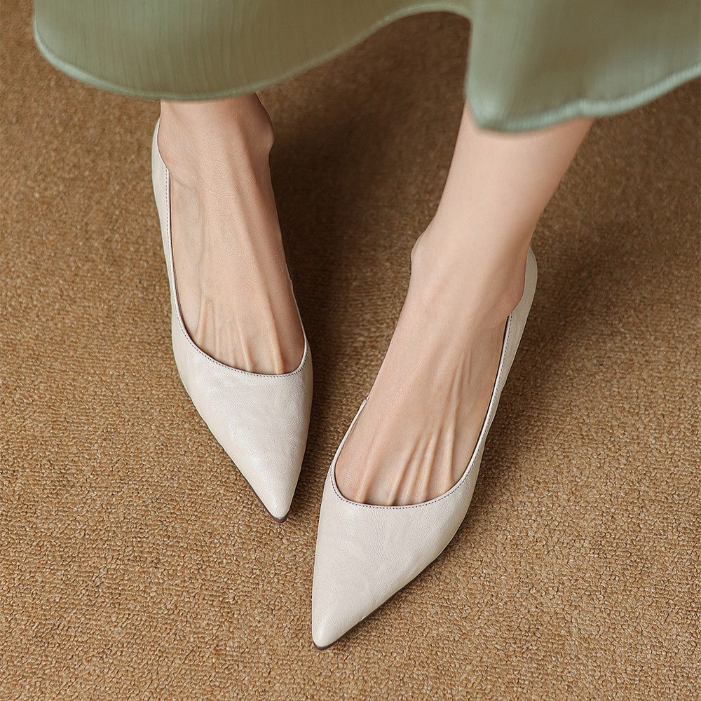 Rosa's Cymara Leather Heels