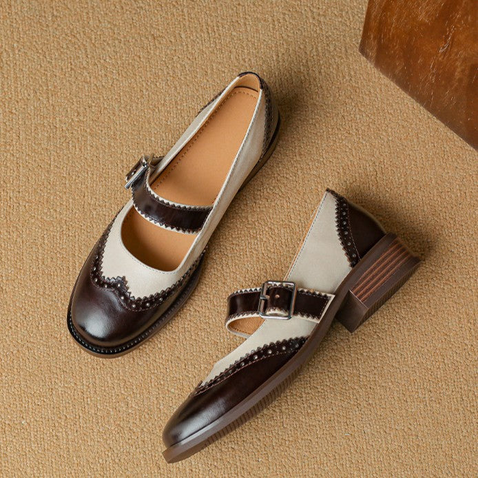 Rosa's Morren Leather Mary Janes