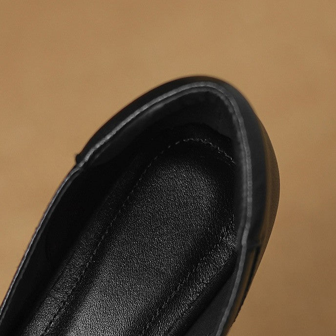 Rosa's Lunare Sculpt Leather Pumps