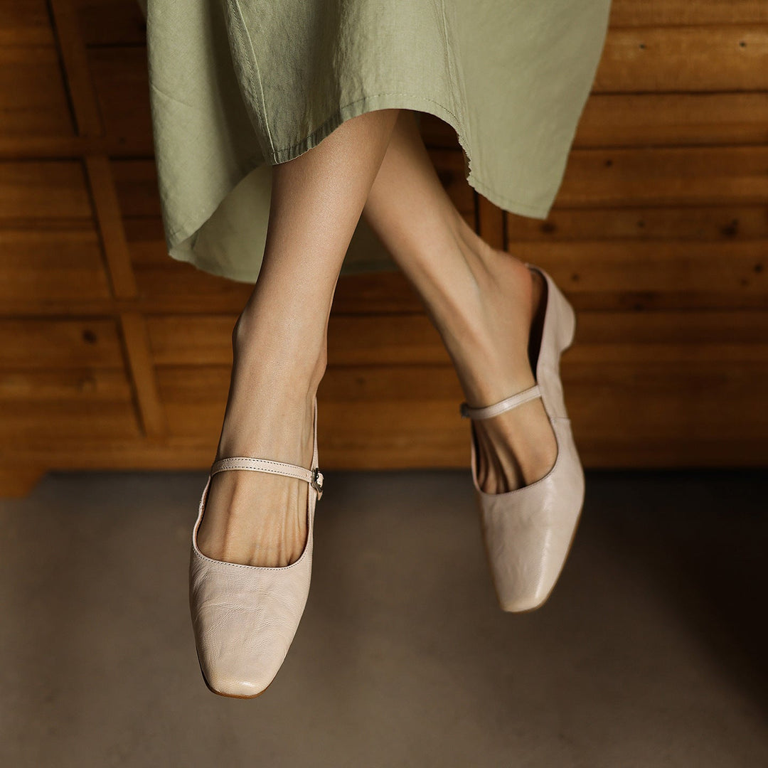 Rosa's Serafina Leather Mary Janes
