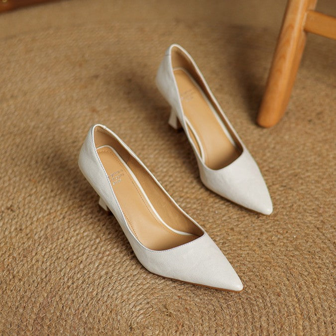 Rosa's Mirelle Leather Pumps