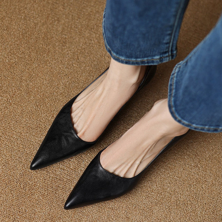 Rosa's Cymara Leather Heels