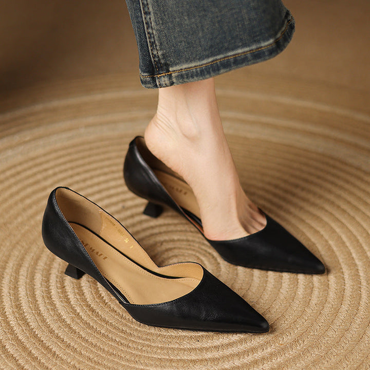 Rosa's Ceyra Classic Leather Heels