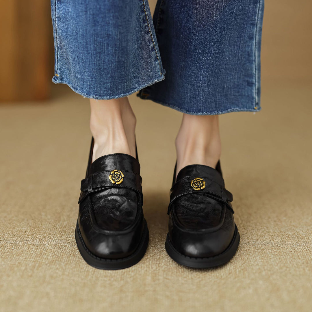 Rosa's Morrelle Leather Loafers