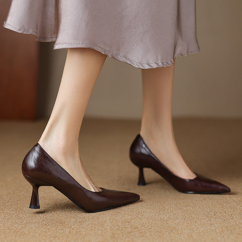 Rosa's Mirelle Leather Pumps