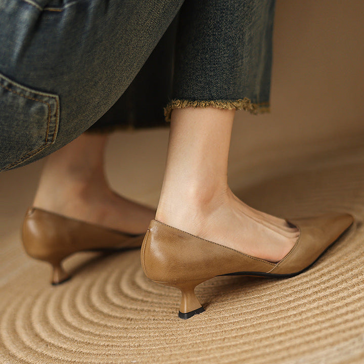 Rosa's Ceyra Classic Leather Heels