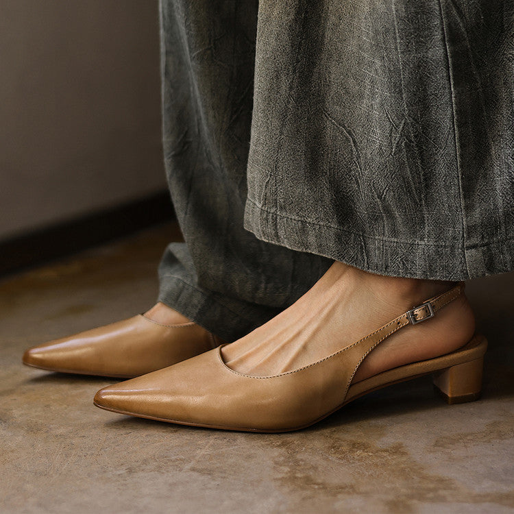 Rosa's Margherita Leather Shoes