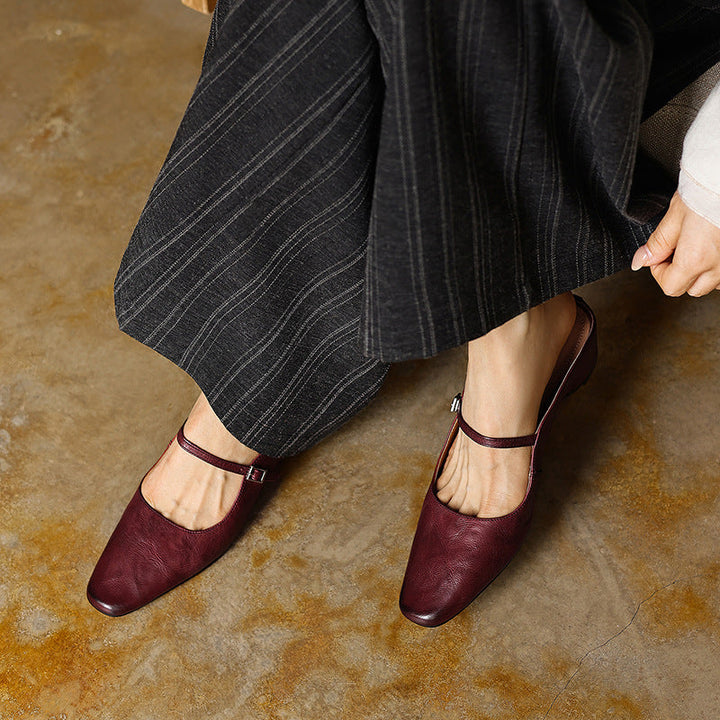 Rosa's Serafina Leather Mary Janes