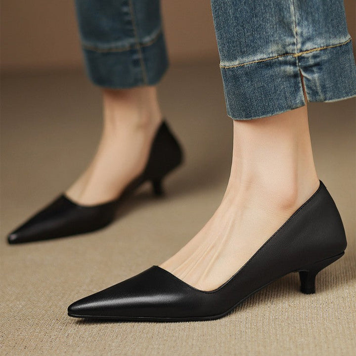 Rosa's Ceyra Leather Heels