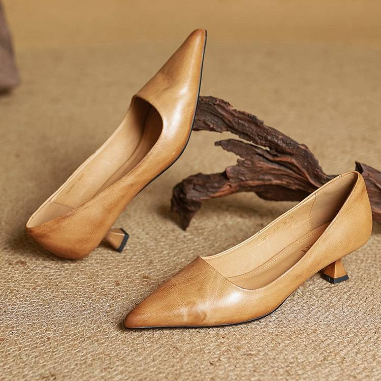 Rosa's Serane Leather Heels