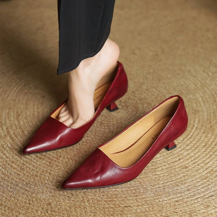 Rosa's Serane Leather Heels