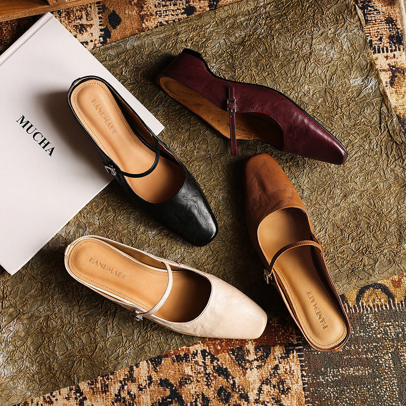 Rosa's Serafina Leather Mary Janes