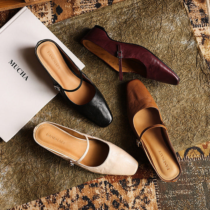Rosa's Serafina Leather Mary Janes