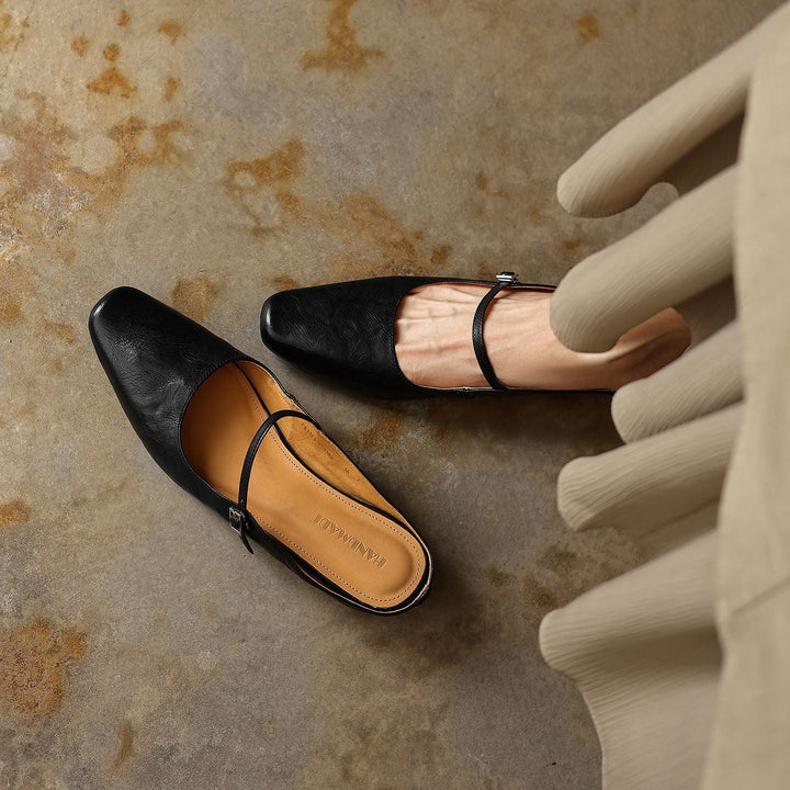 Rosa's Serafina Leather Mary Janes