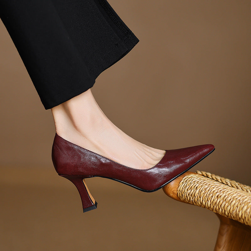 Rosa's Mirelle Leather Pumps
