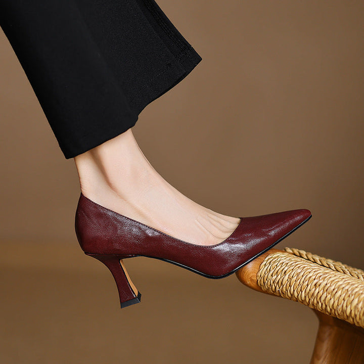 Rosa's Mirelle Leather Pumps