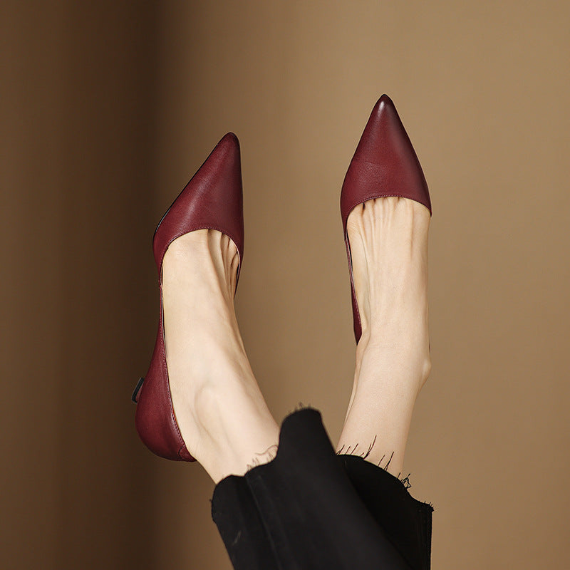 Rosa's Ceyra Classic Leather Heels