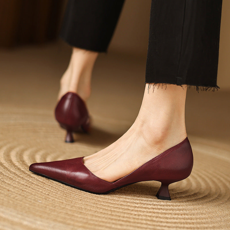 Rosa's Ceyra Classic Leather Heels