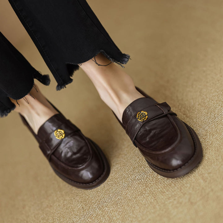 Rosa's Morrelle Leather Loafers