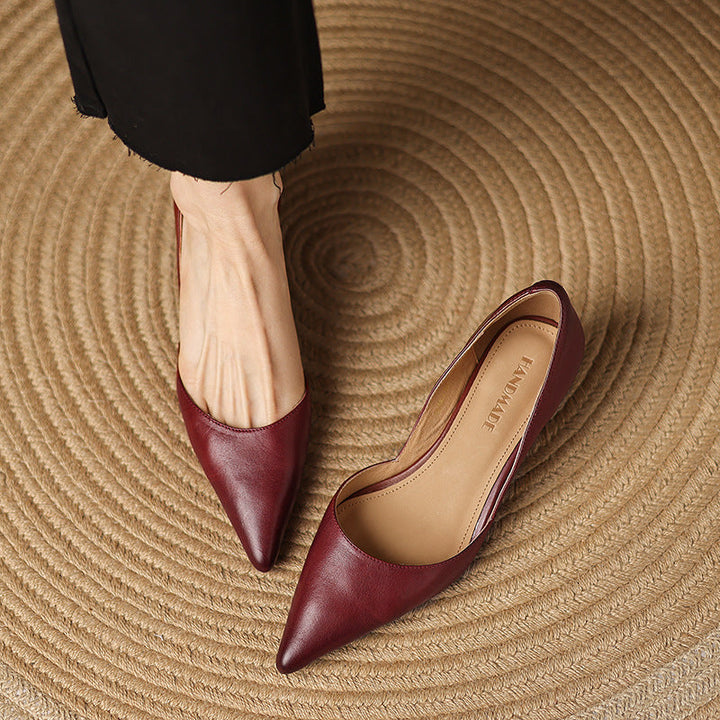 Rosa's Ceyra Classic Leather Heels