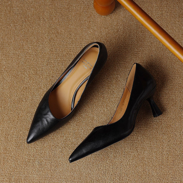 Rosa's Cymara Leather Heels