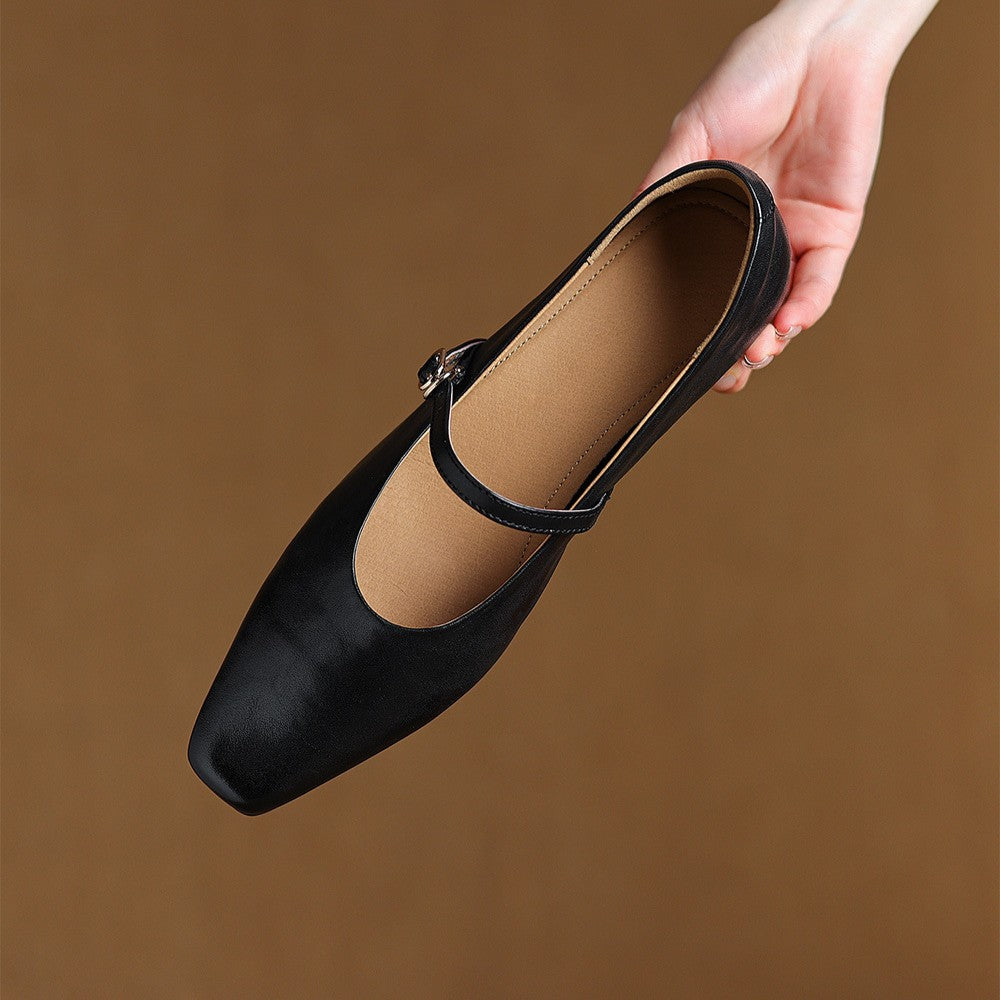 Rosa's Cedrine Leather Pumps