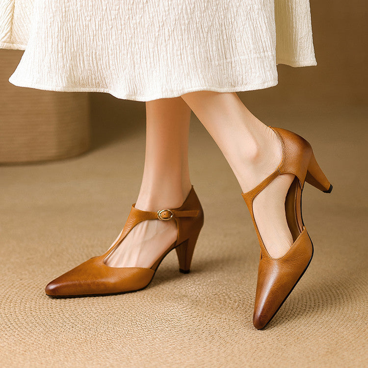 Rosa's Ambretta Leather Shoes