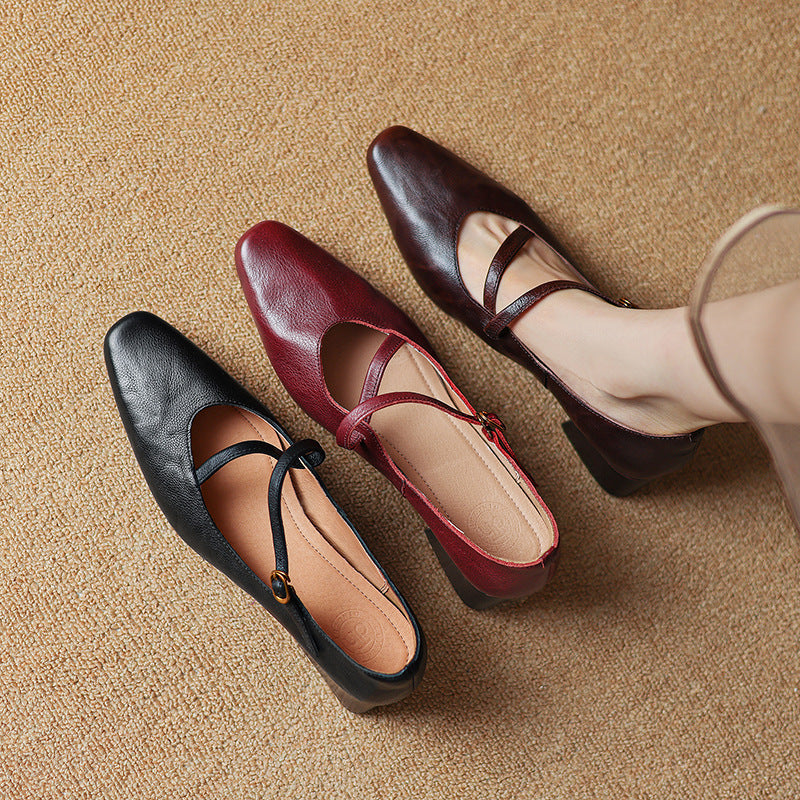 Rosa's Marvelle Leather Mary Janes