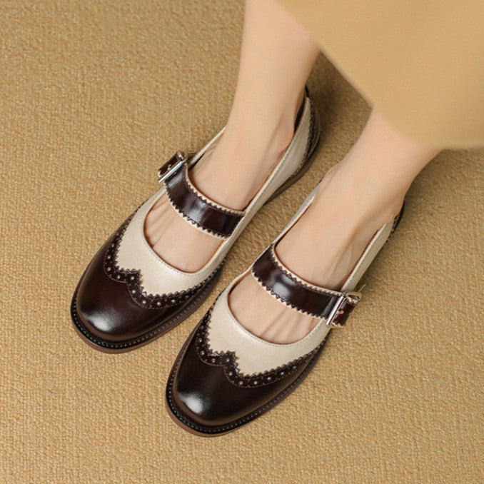 Rosa's Morren Leather Mary Janes