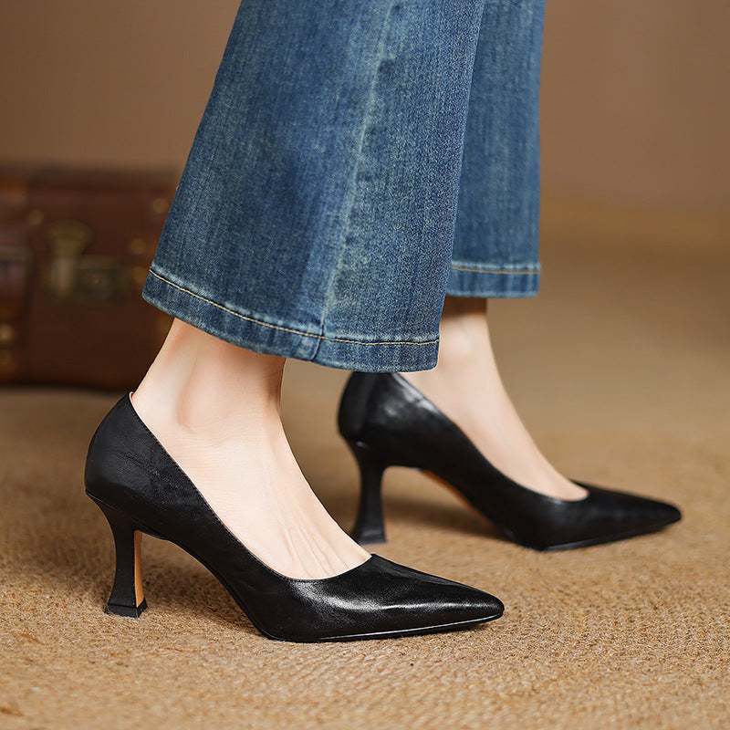 Rosa's Mirelle Leather Pumps
