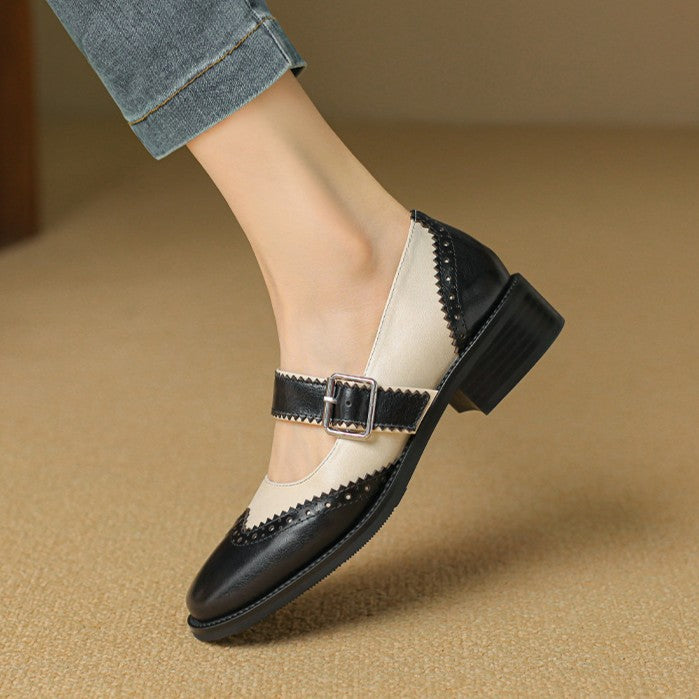 Rosa's Morren Leather Mary Janes