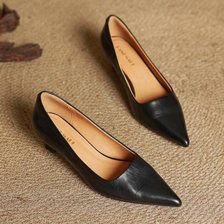 Rosa's Serane Leather Heels