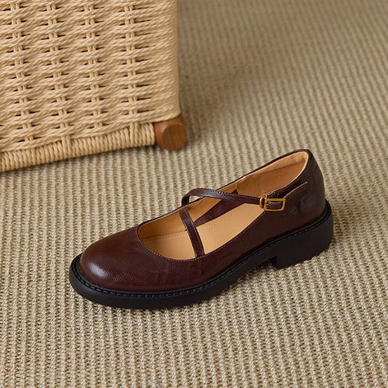 Rosa's Ruelle Leather Mary Janes