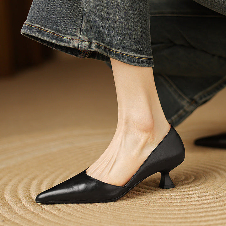 Rosa's Ceyra Classic Leather Heels