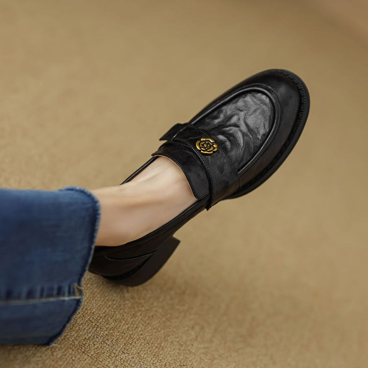 Rosa's Morrelle Leather Loafers