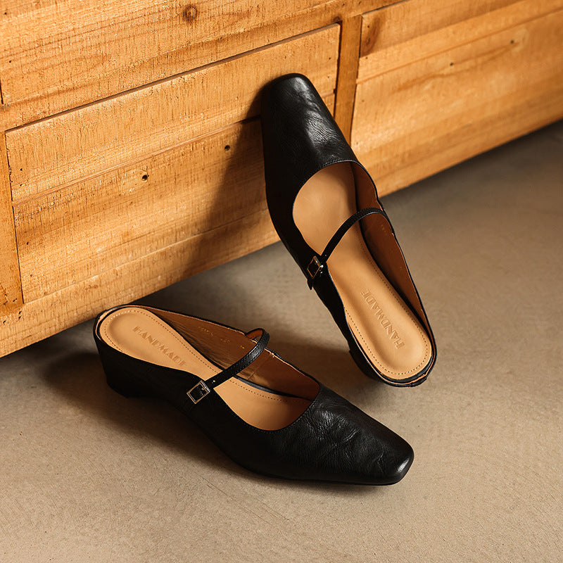 Rosa's Serafina Leather Mary Janes