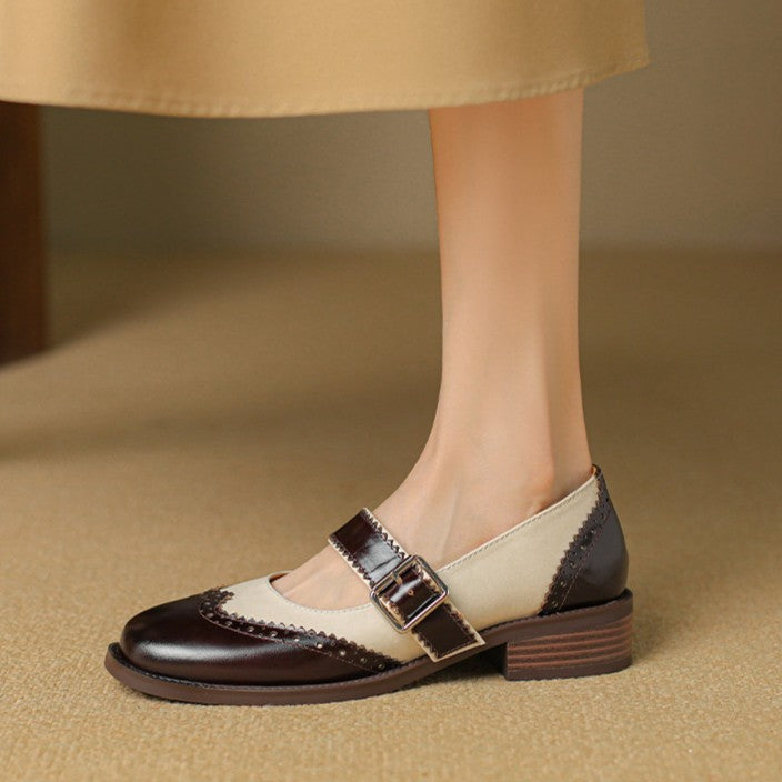 Rosa's Morren Leather Mary Janes