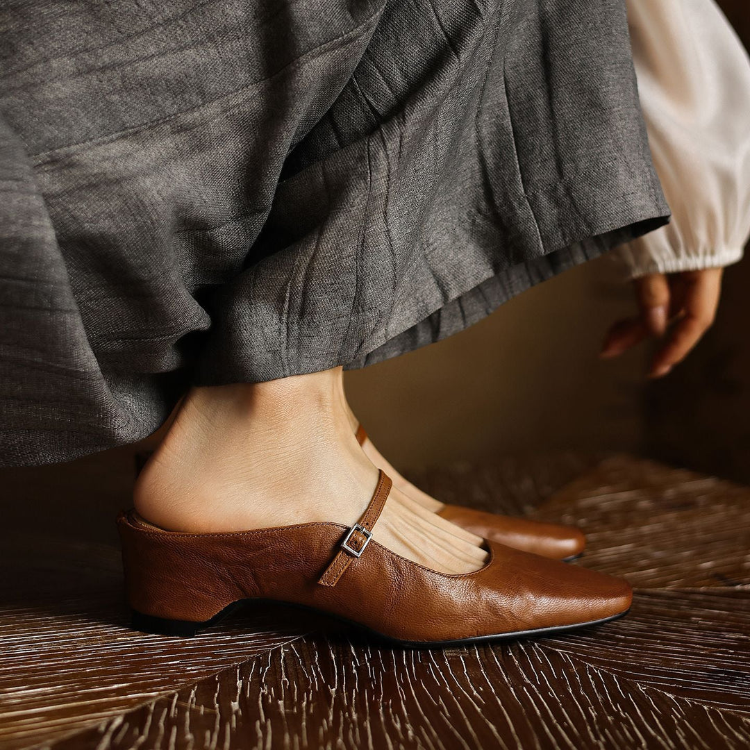Rosa's Serafina Leather Mary Janes