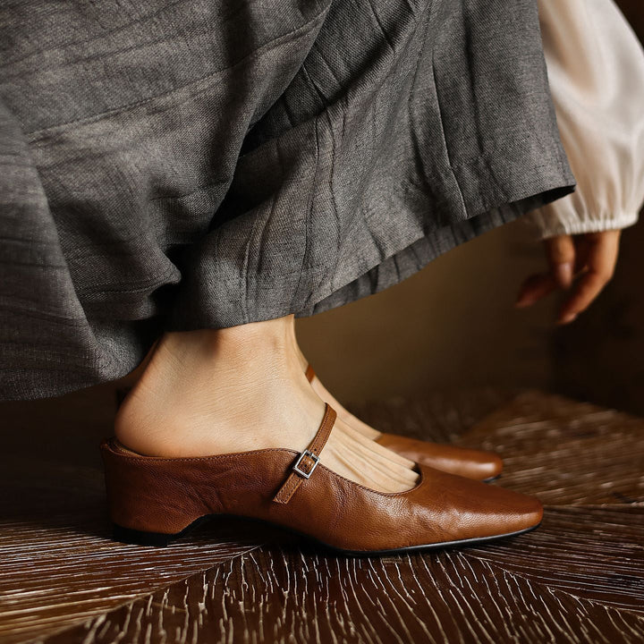 Rosa's Serafina Leather Mary Janes