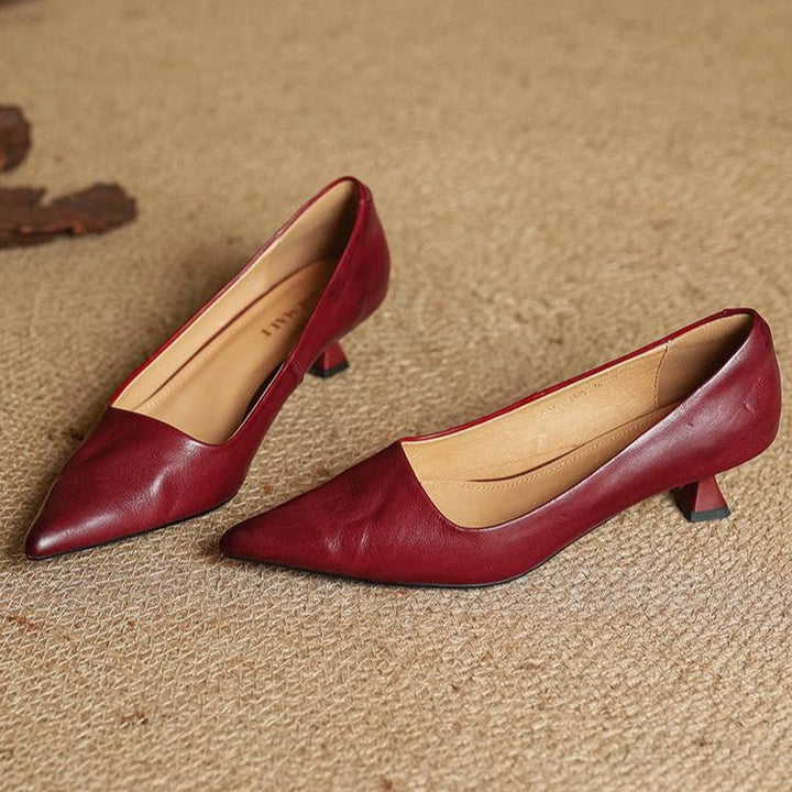 Rosa's Serane Leather Heels