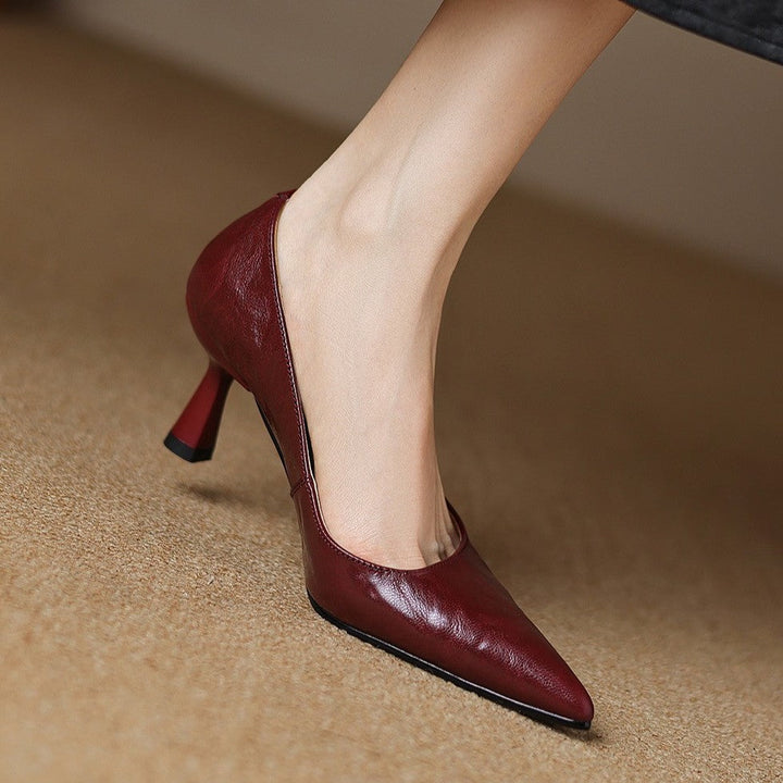 Rosa's Cymara Leather Heels