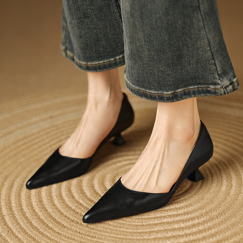 Rosa's Ceyra Classic Leather Heels