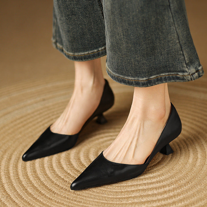 Rosa's Ceyra Classic Leather Heels