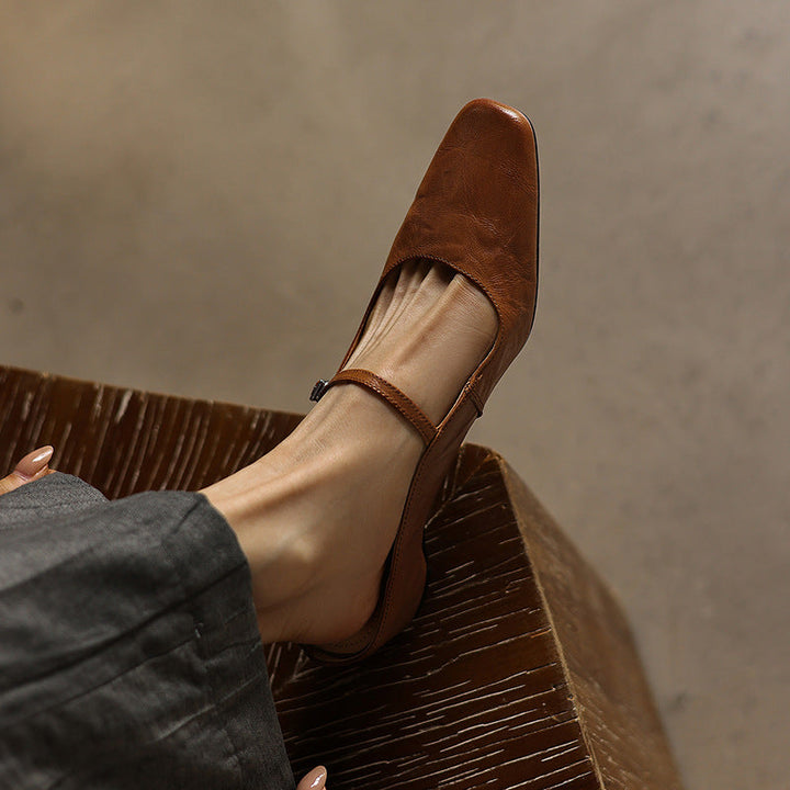 Rosa's Serafina Leather Mary Janes