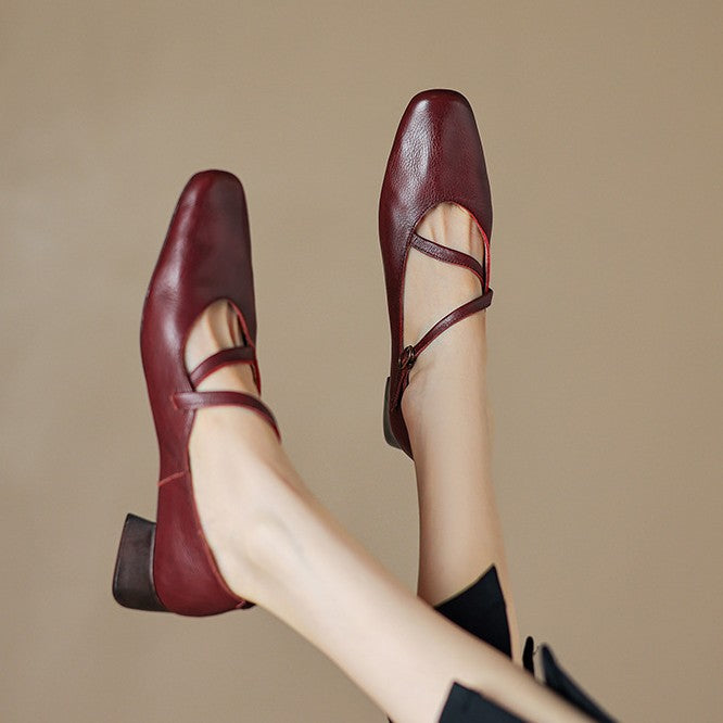 Rosa's Marvelle Leather Mary Janes