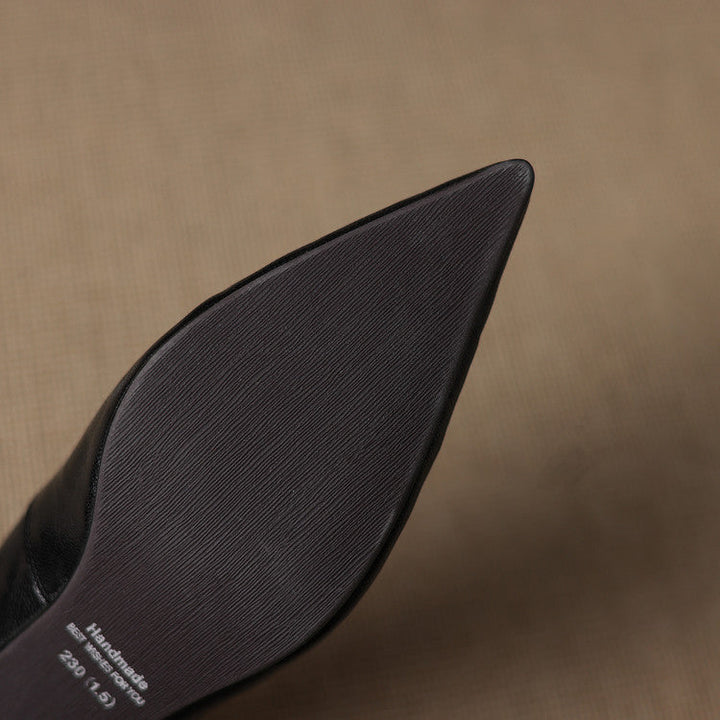 Rosa's Verrine Low Leather Pumps