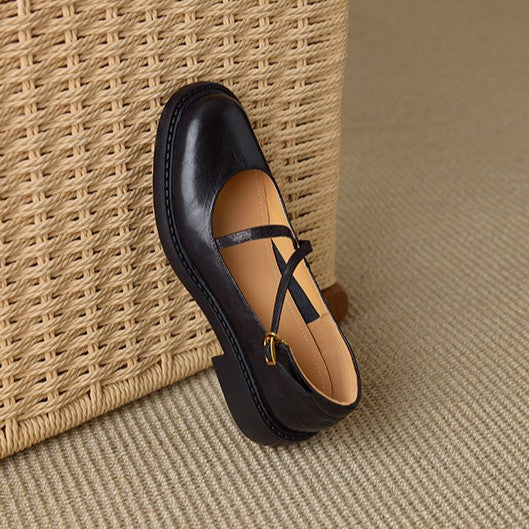 Rosa's Ruelle Leather Mary Janes