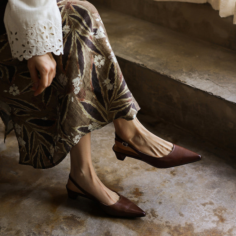 Rosa's Margherita Leather Shoes