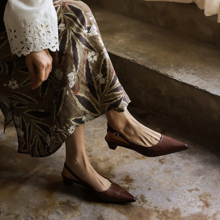 Rosa's Margherita Leather Shoes